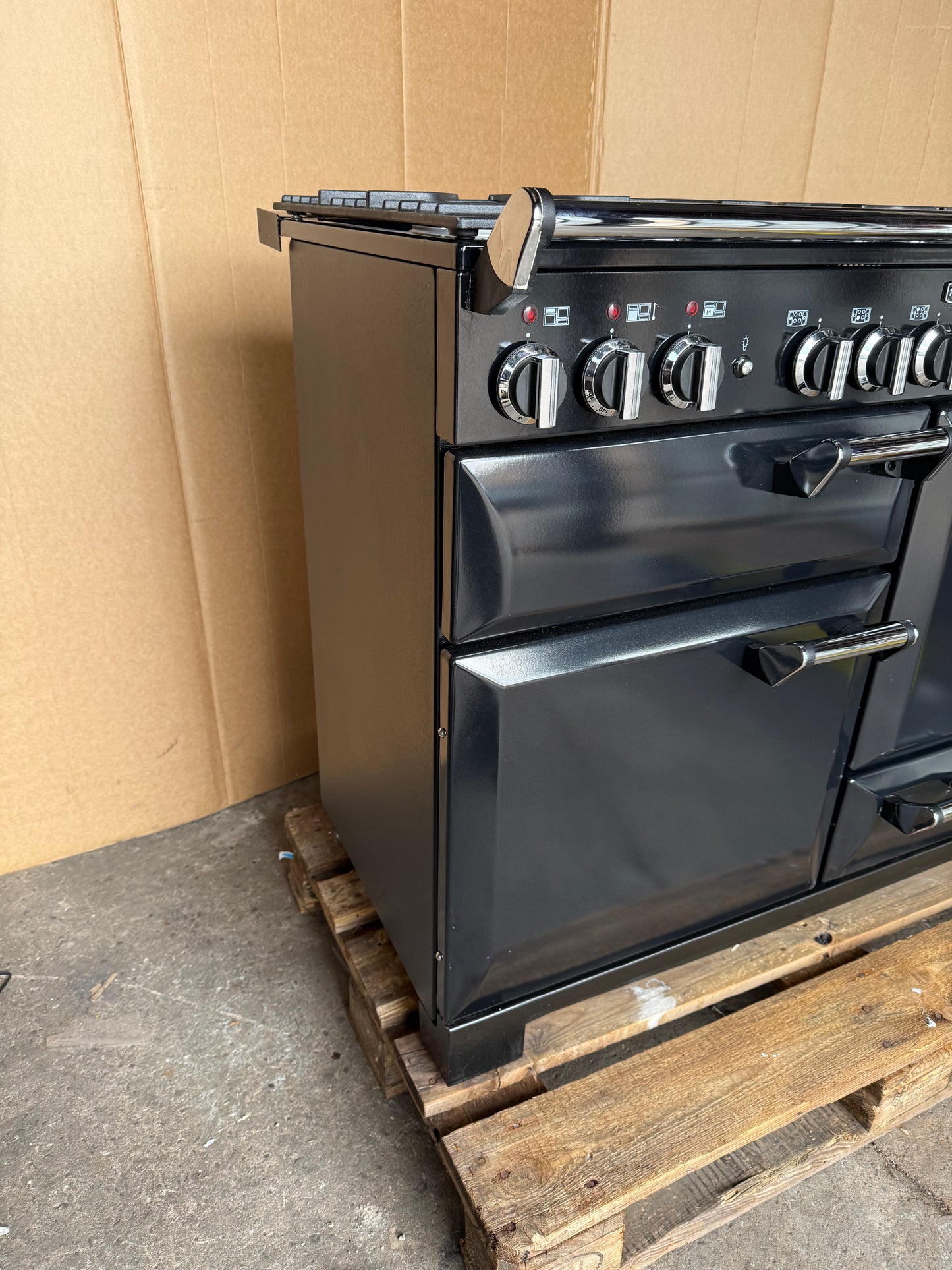 RANGEMASTER LECKFORD 110 DUAL FUEL FSD BLACL/CHROME