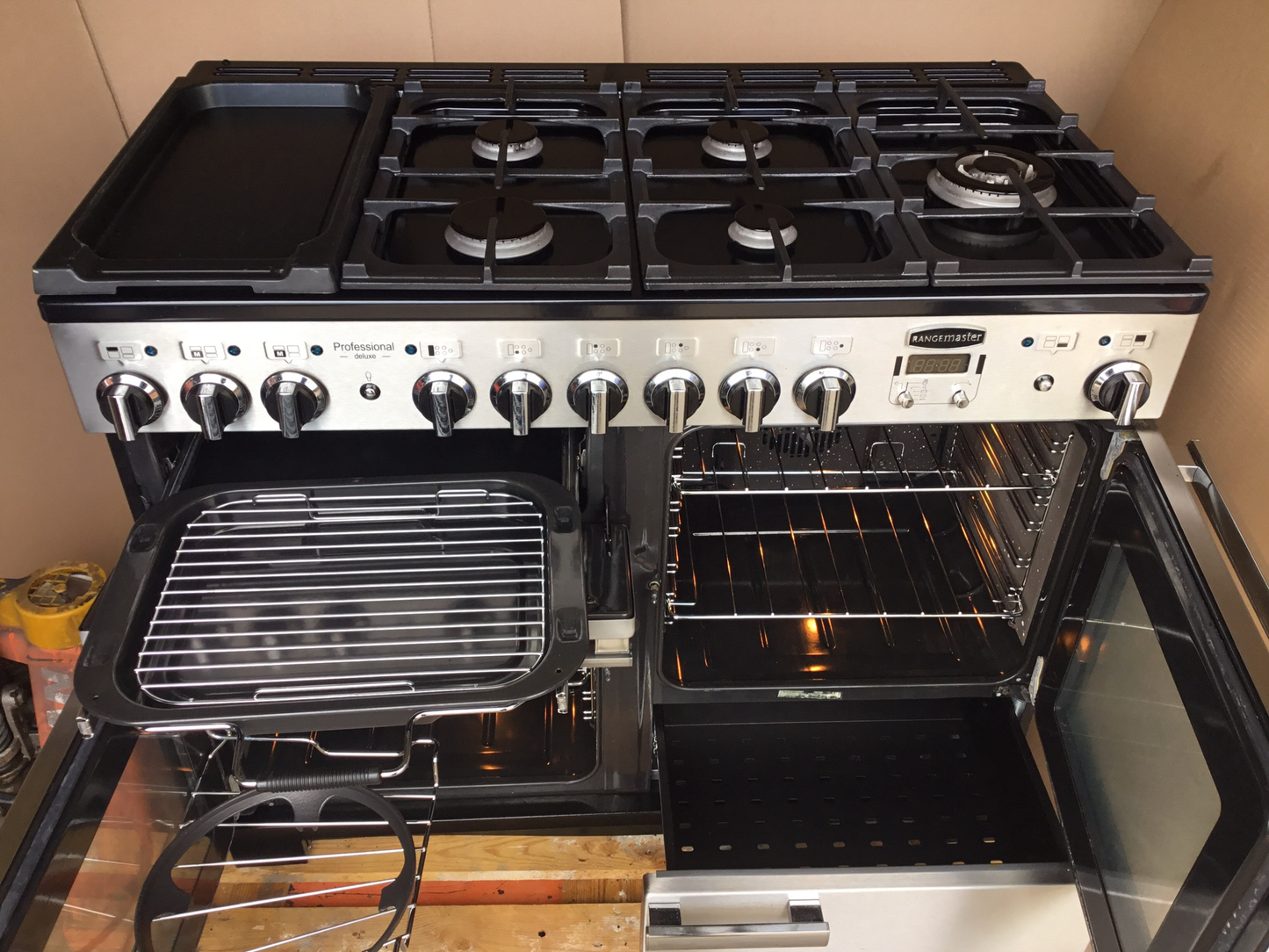 RANGEMASTER PROFESSIONAL DELUXE 110 DUAL FUEL FSD STAINLESS STEEL