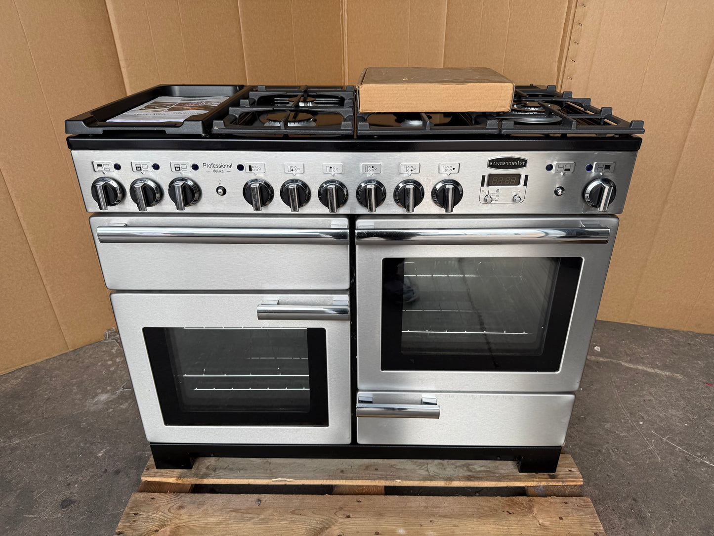 RANGEMASTER PROFESSIONAL DELUXE 110 DUAL FUEL FSD STAINLESS STEEL
