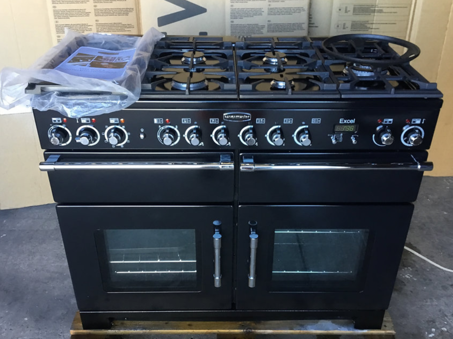 RANGEMASTER EXCEL 110 DUAL FUEL FSD BLACK