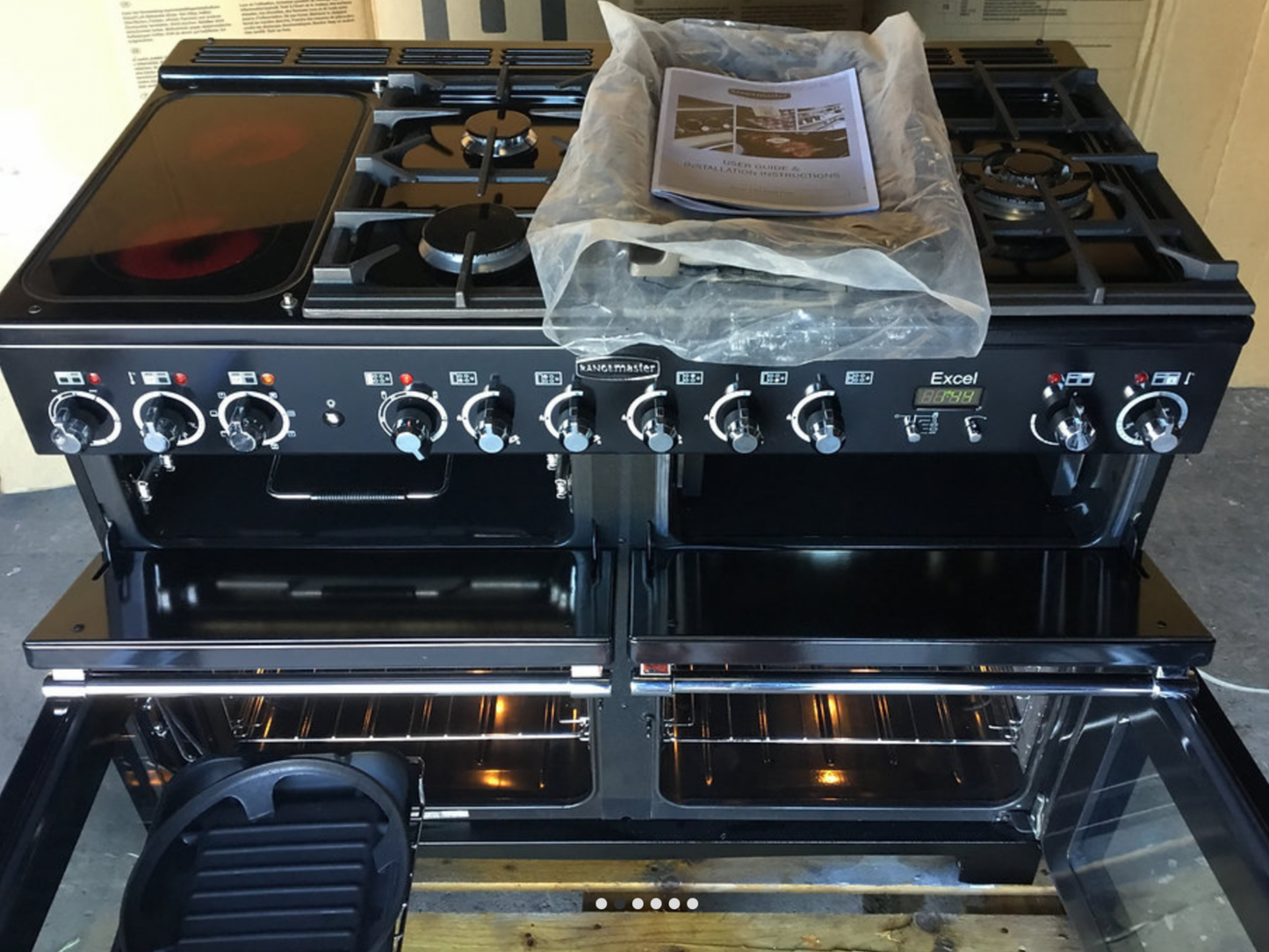RANGEMASTER EXCEL 110 DUAL FUEL FSD BLACK