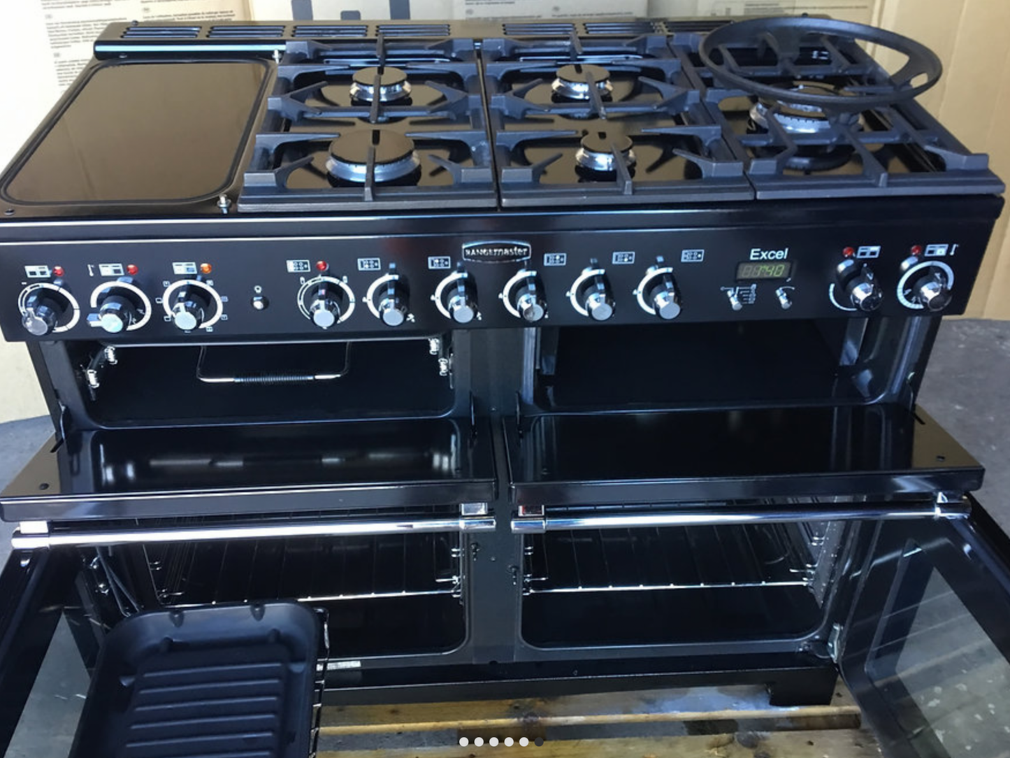 RANGEMASTER EXCEL 110 DUAL FUEL FSD BLACK