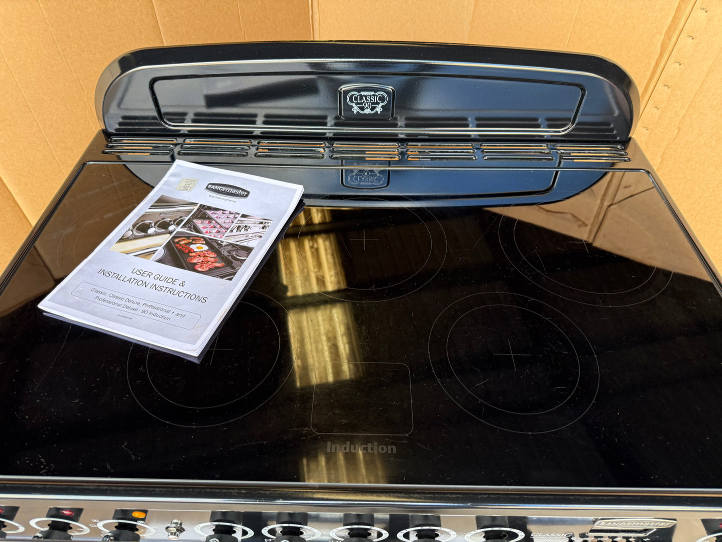 RANGEMASTER CLASSIC DELUXE 90 INDUCTION INDIGO BLUE