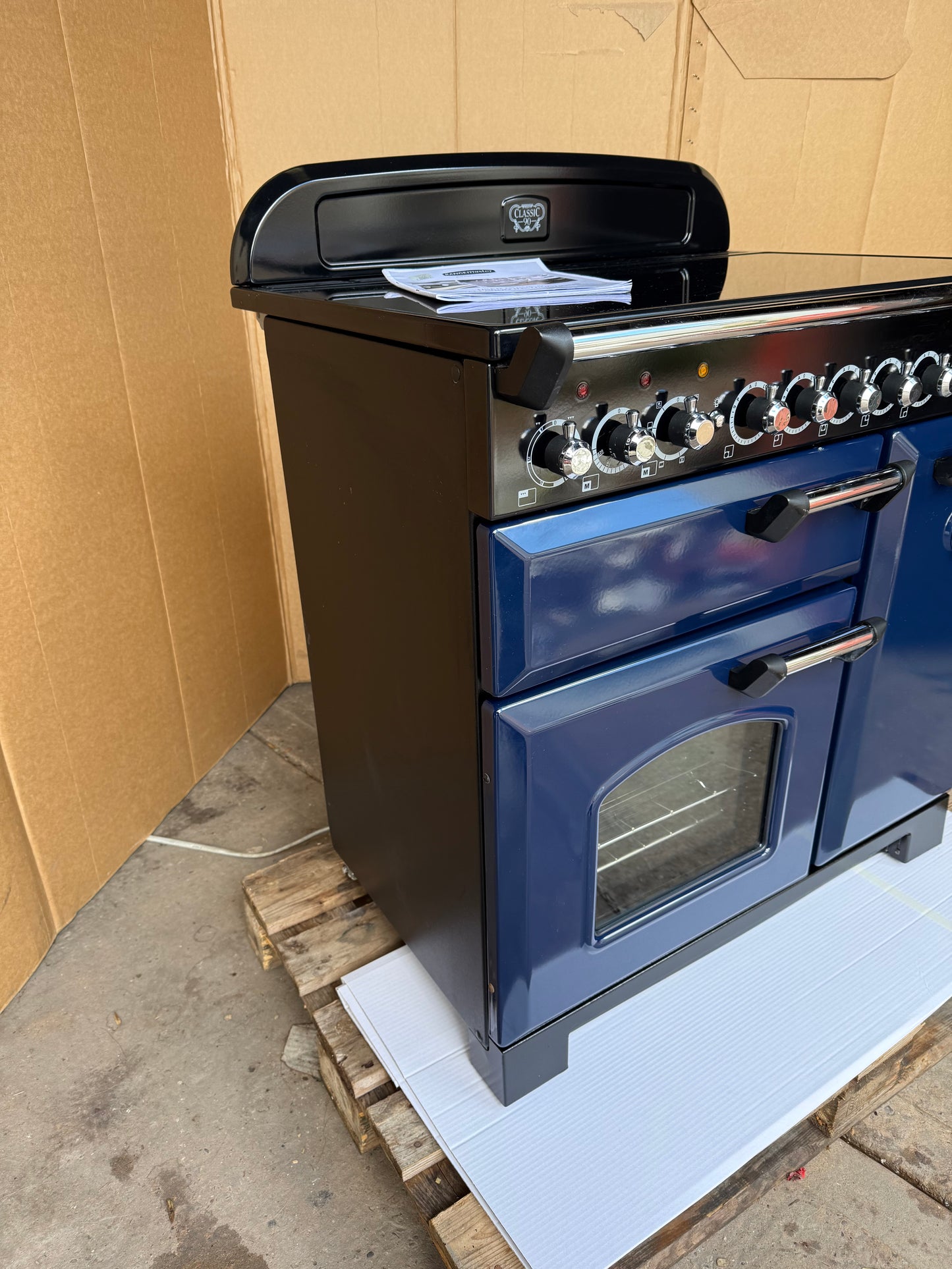 RANGEMASTER CLASSIC DELUXE 90 INDUCTION INDIGO BLUE