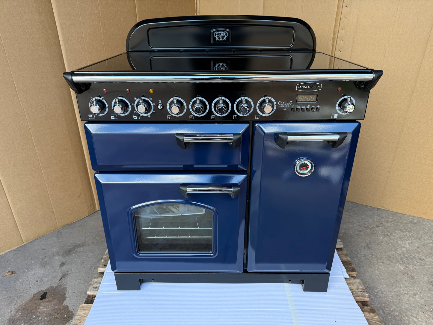 RANGEMASTER CLASSIC DELUXE 90 INDUCTION INDIGO BLUE