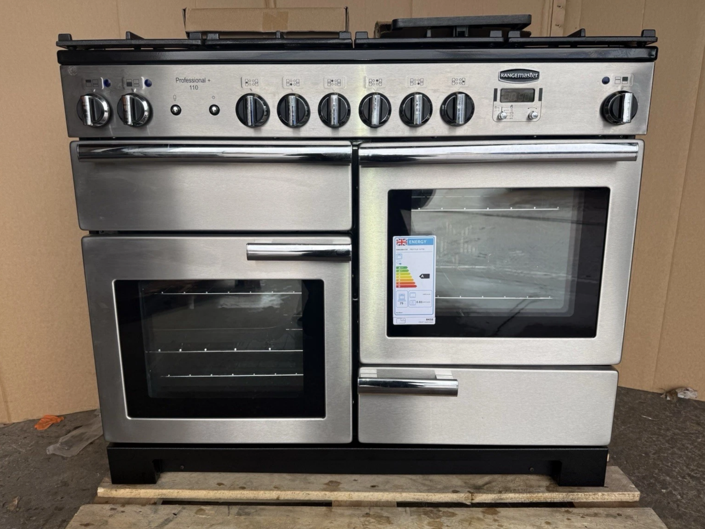 RANGEMASTER PROFESSIONAL PLUS 110 DUAL FUEL FSD STAINLESS STEEL