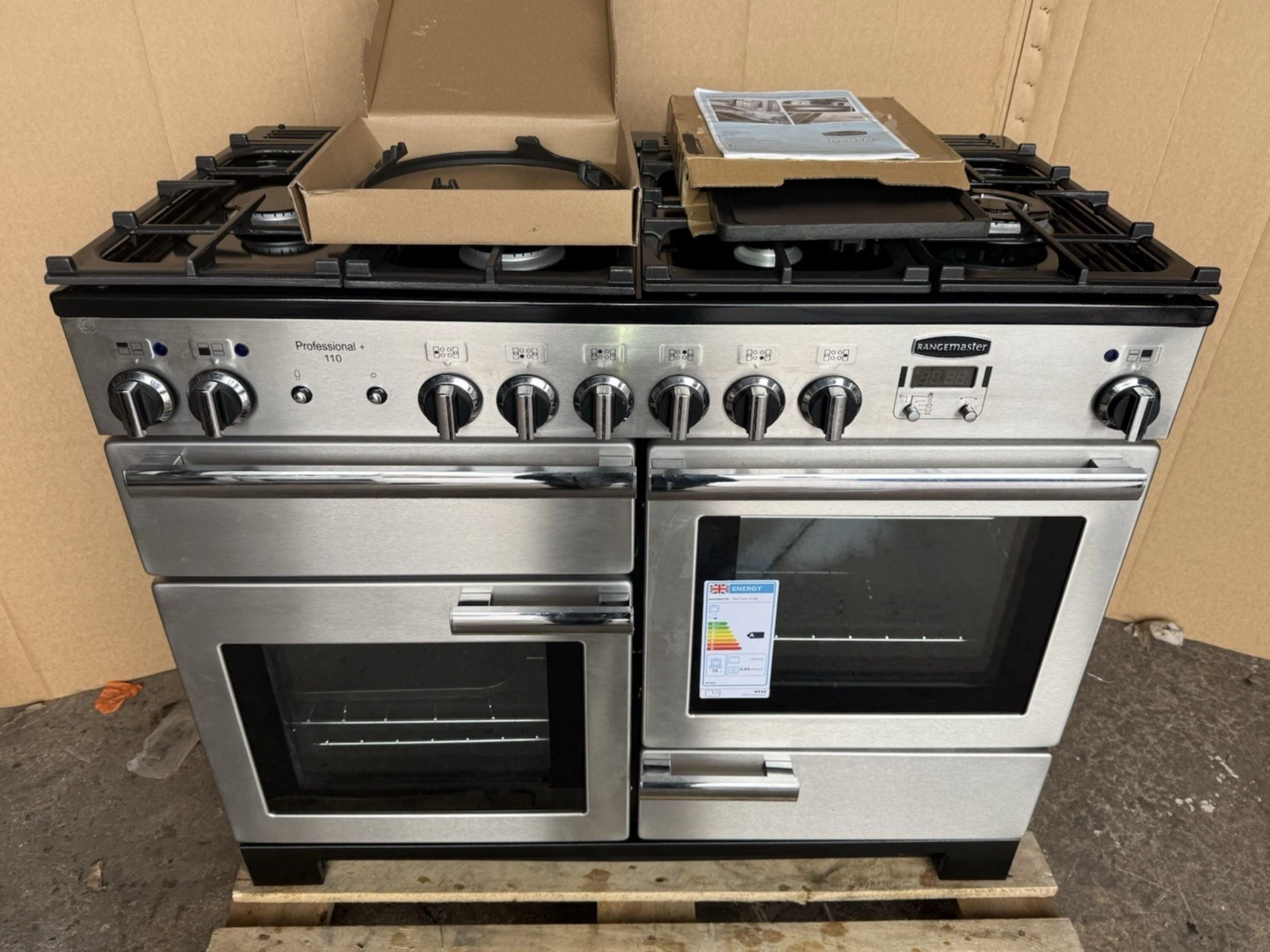 RANGEMASTER PROFESSIONAL PLUS 110 DUAL FUEL FSD STAINLESS STEEL