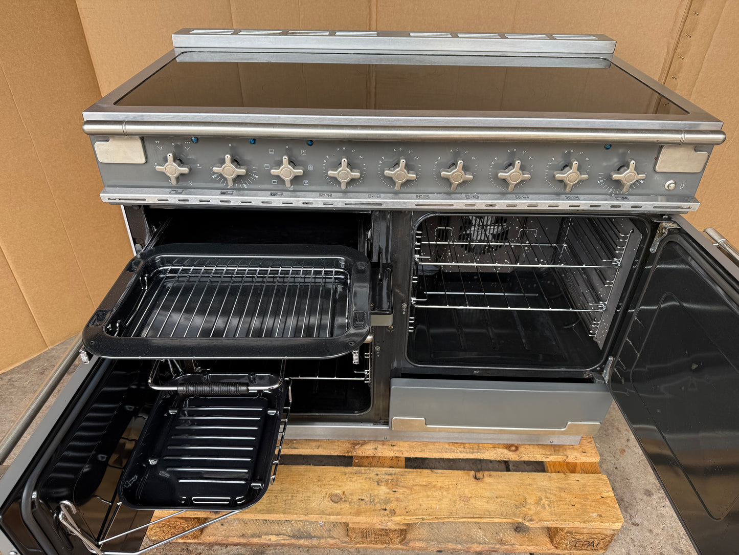RANGEMASTER ELISE 110 INDUCTION SLATE WITH CHROME TRIM