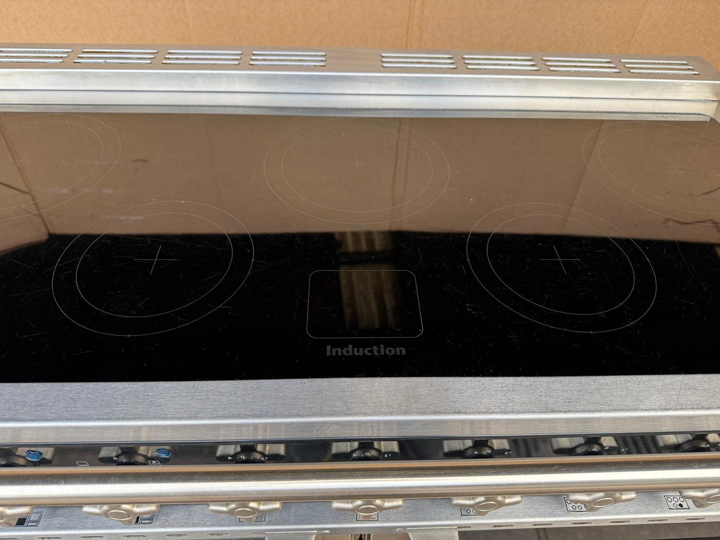 RANGEMASTER ELISE 110 INDUCTION BLACK WITH NICKEL TRIM