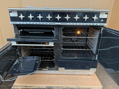 RANGEMASTER ELISE 110 INDUCTION BLACK WITH NICKEL TRIM