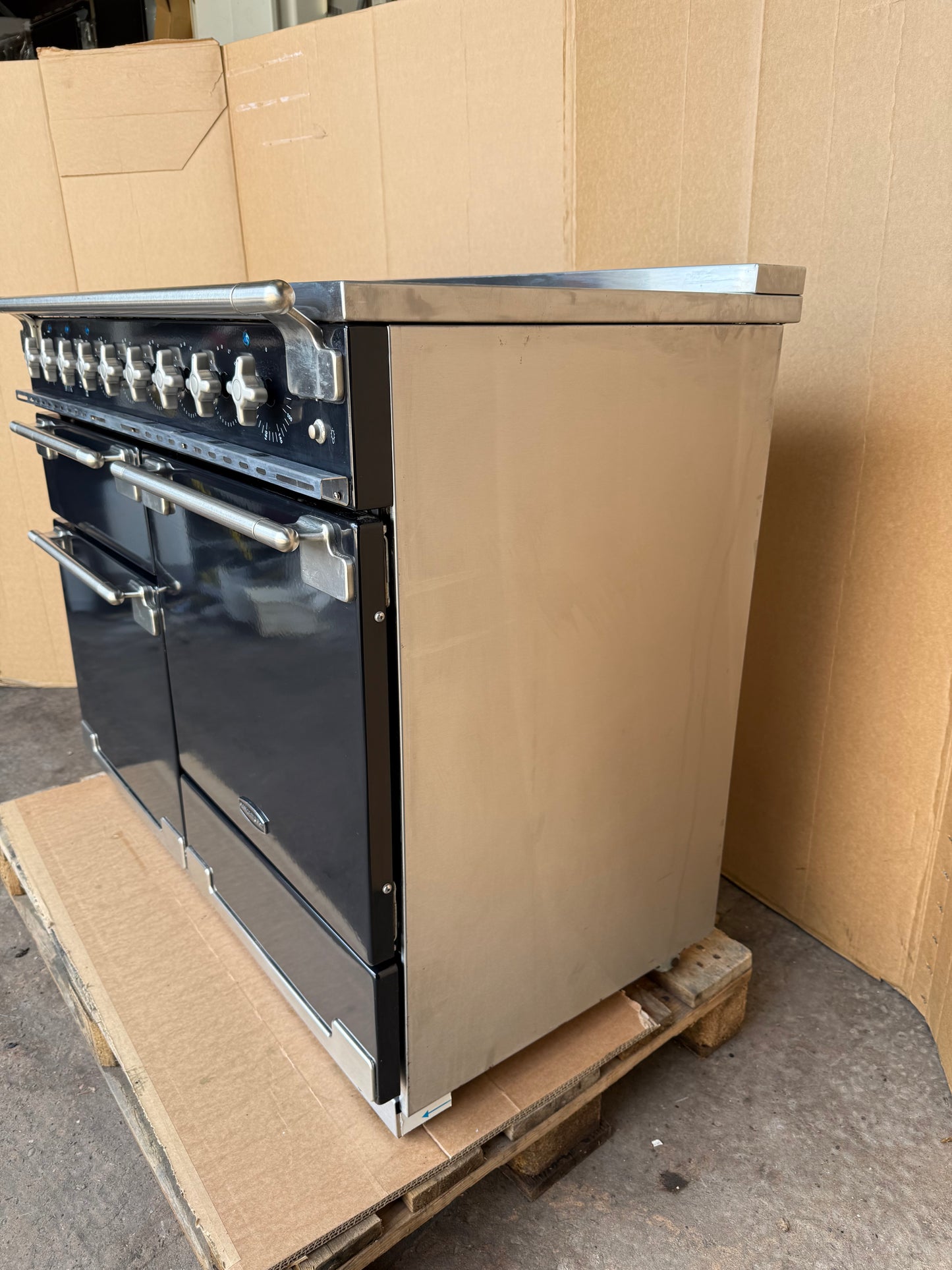 RANGEMASTER ELISE 110 INDUCTION BLACK WITH NICKEL TRIM