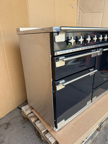 RANGEMASTER ELISE 110 INDUCTION BLACK WITH NICKEL TRIM