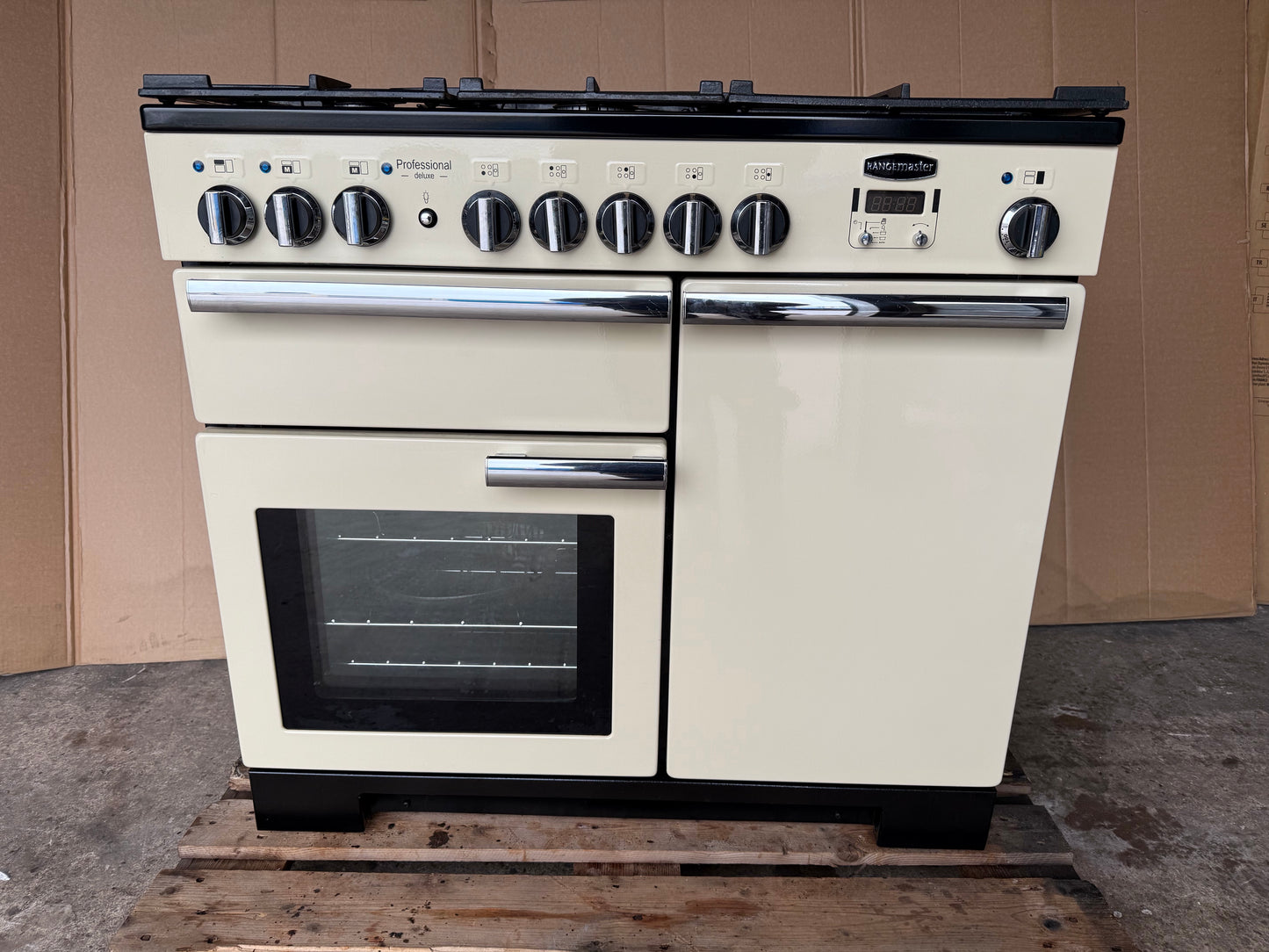 Rangemaster Professional Deluxe 100 Dual Fuel FSD Cream