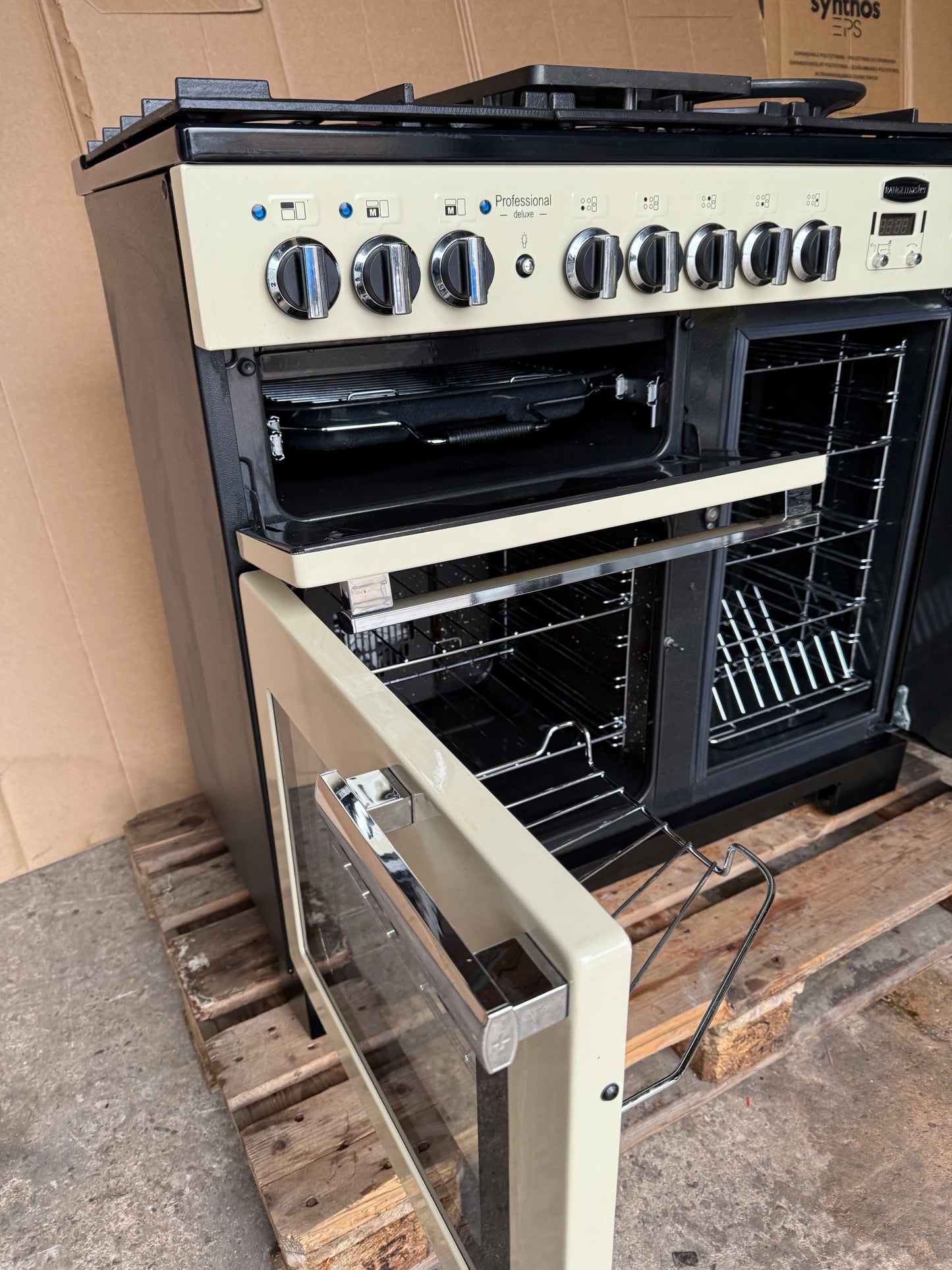 Rangemaster Professional Deluxe 100 Dual Fuel FSD Cream