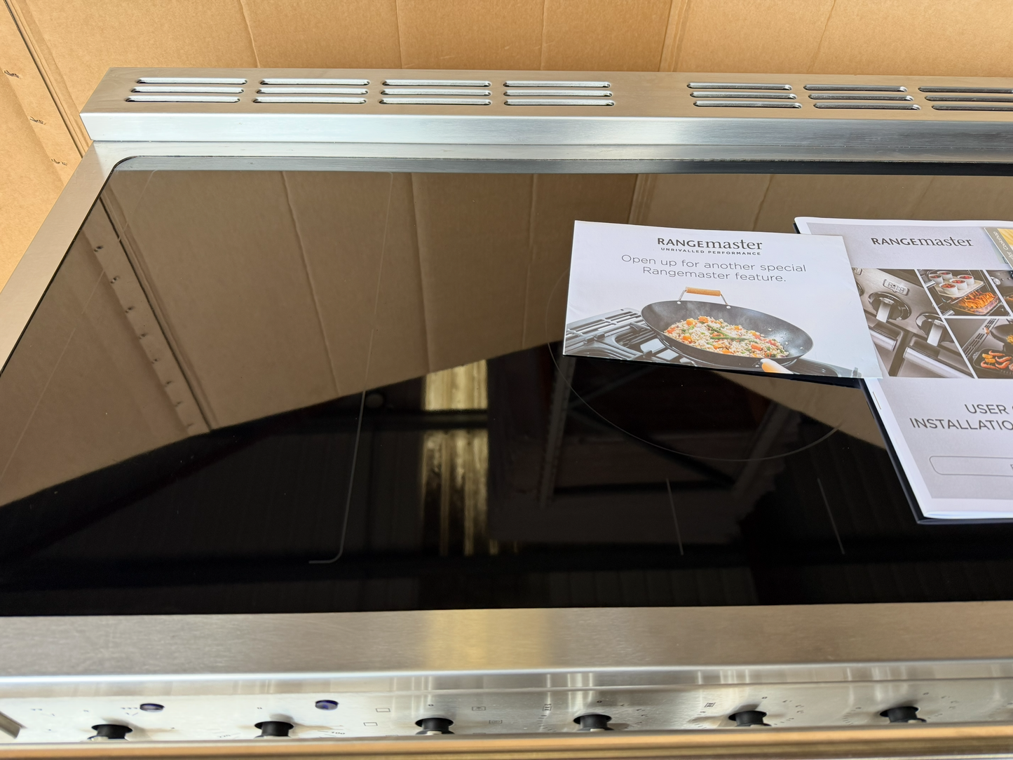RANGEMASTER ELISE 110 INDUCTION STAINLESS STEEL ALL ELECTRIC