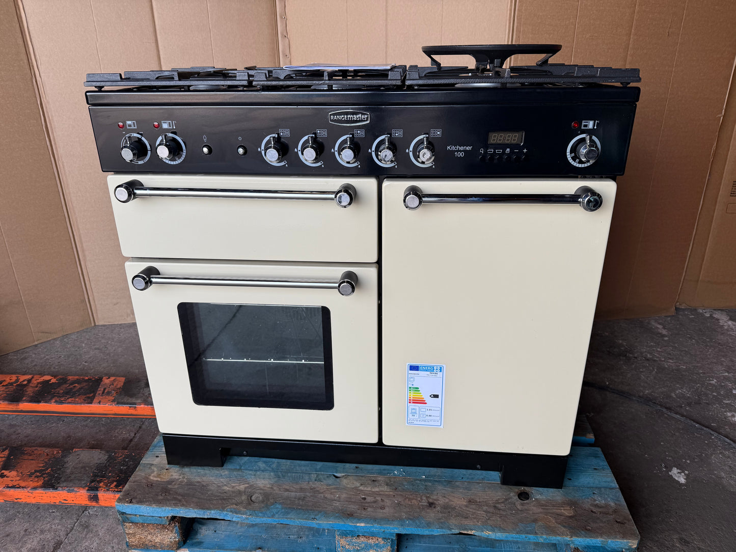 Rangemaster Kitchener 100 FSD Dual Fuel Cream