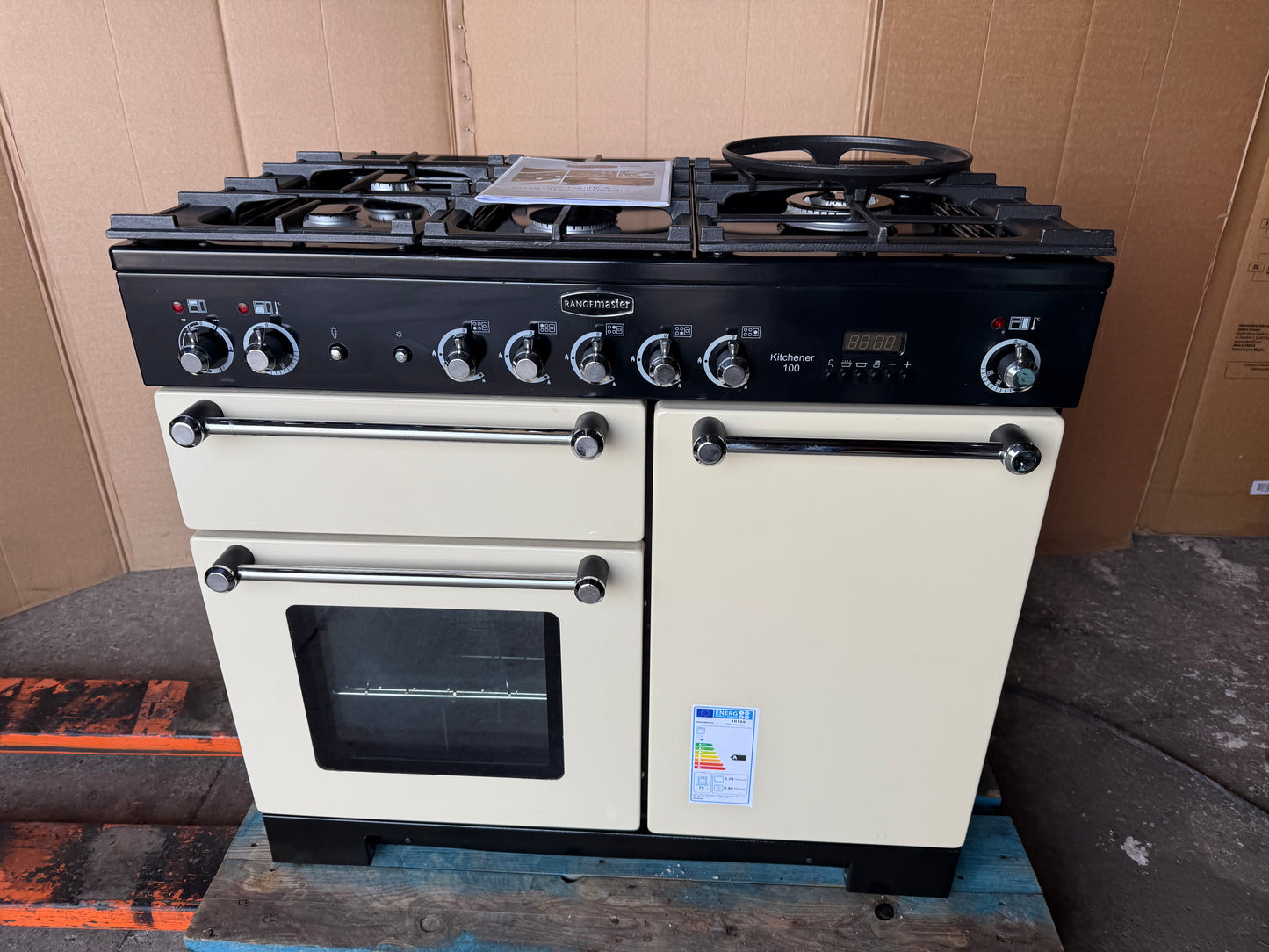 Rangemaster Kitchener 100 FSD Dual Fuel Cream