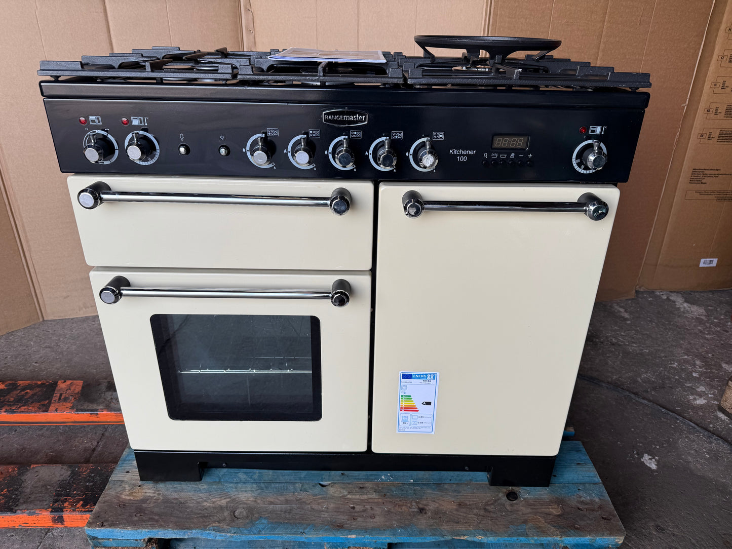 Rangemaster Kitchener 100 FSD Dual Fuel Cream
