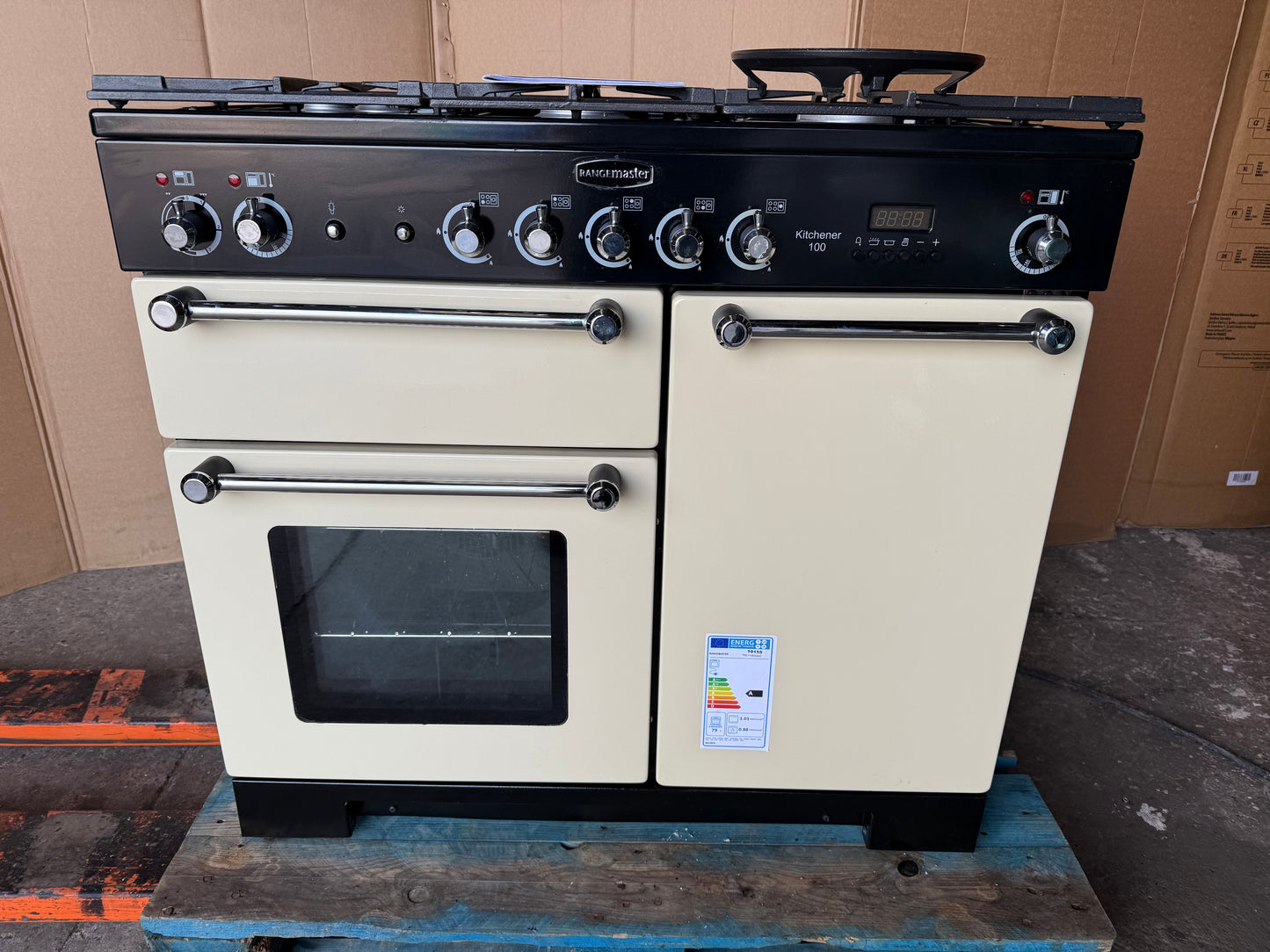 Rangemaster Kitchener 100 FSD Dual Fuel Cream