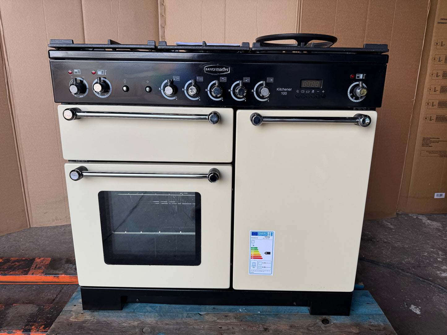 Rangemaster Kitchener 100 FSD Dual Fuel Cream