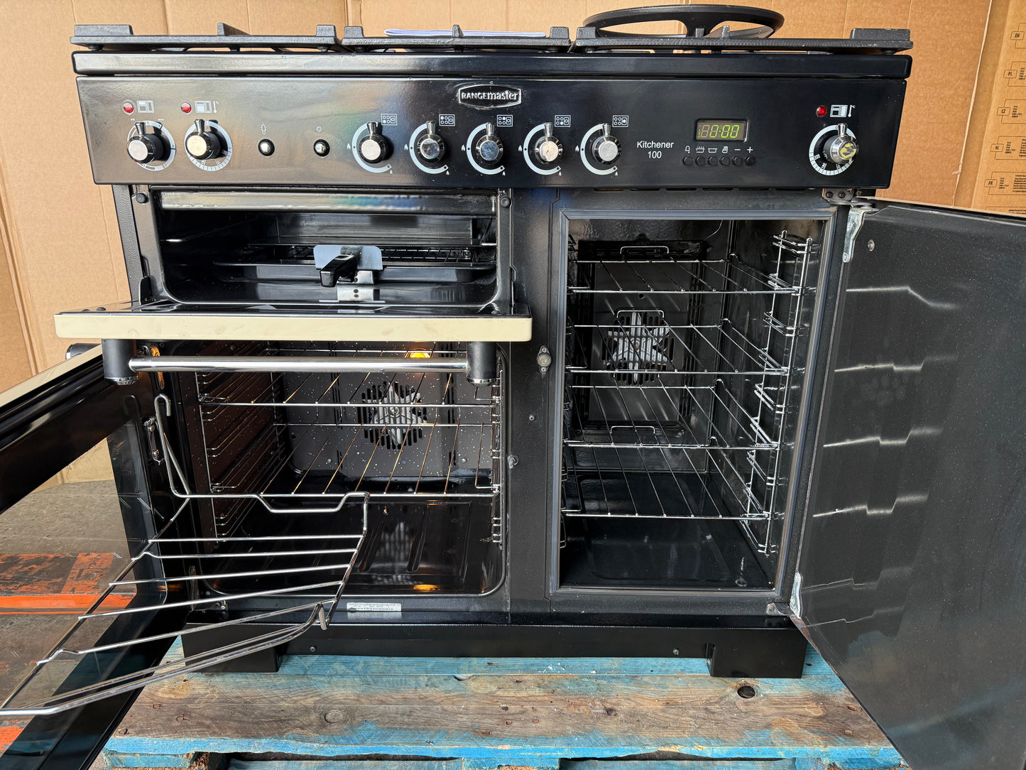 Rangemaster Kitchener 100 FSD Dual Fuel Cream