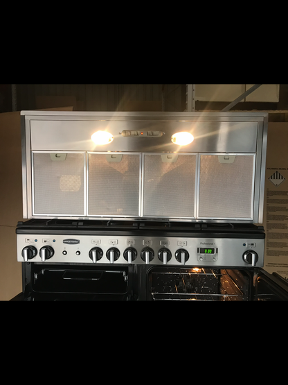 RANGEMASTER PROFESSIONAL PLUS 110 DUAL FUEL STAINLESS STEEL WITH HOOD