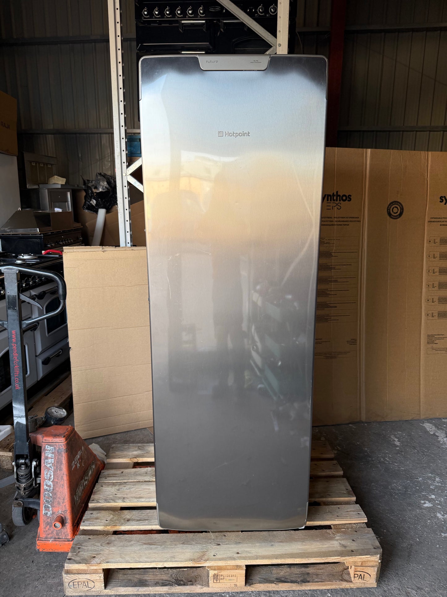 HOTPOINT RL175X INOX LARDER FRIDGE