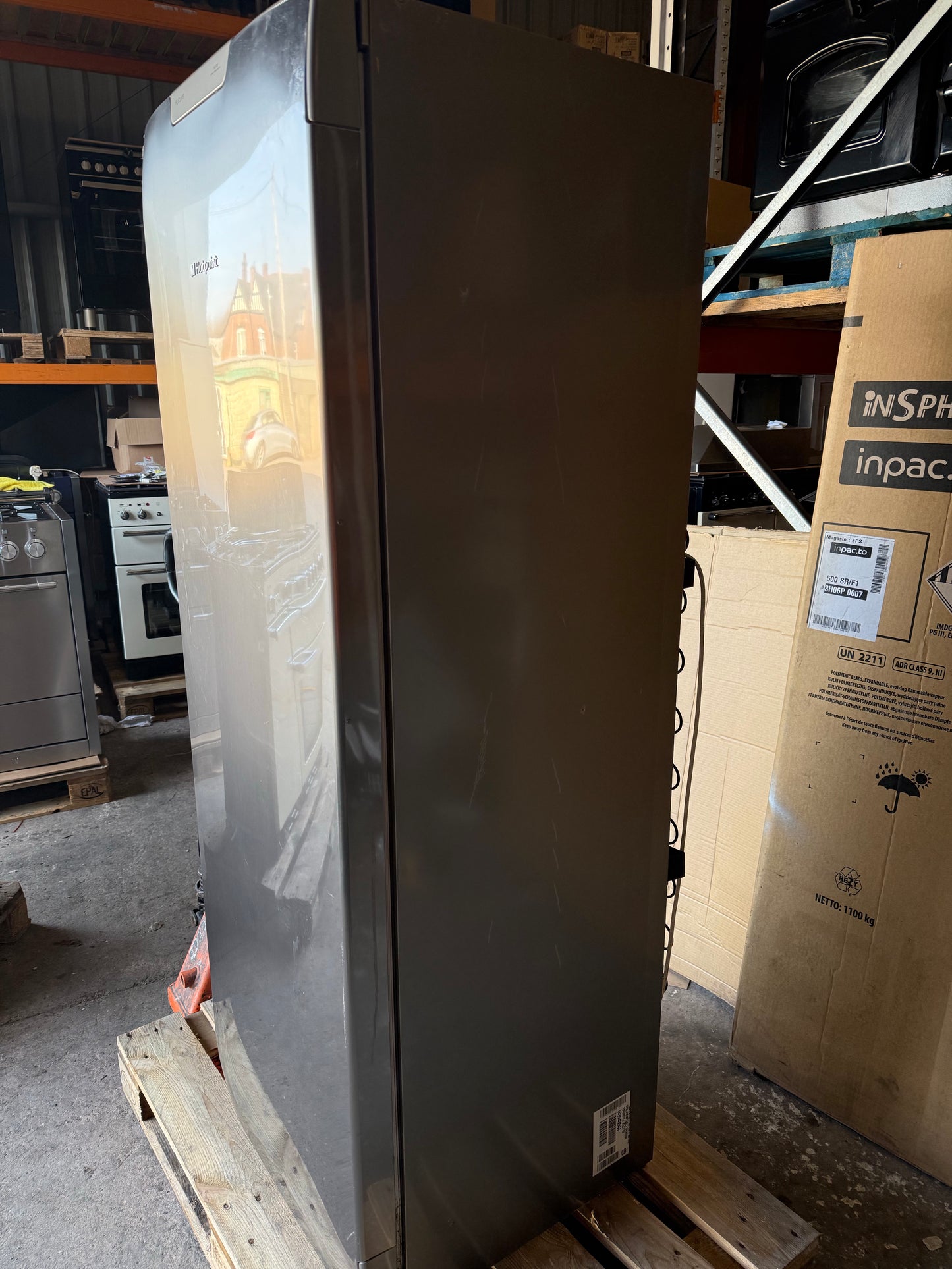 HOTPOINT RL175X INOX LARDER FRIDGE