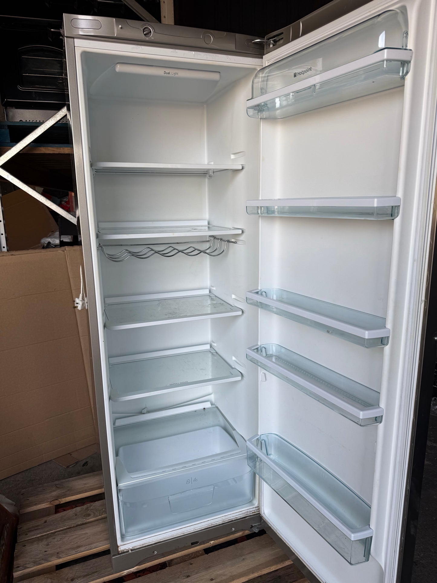 HOTPOINT RL175X INOX LARDER FRIDGE