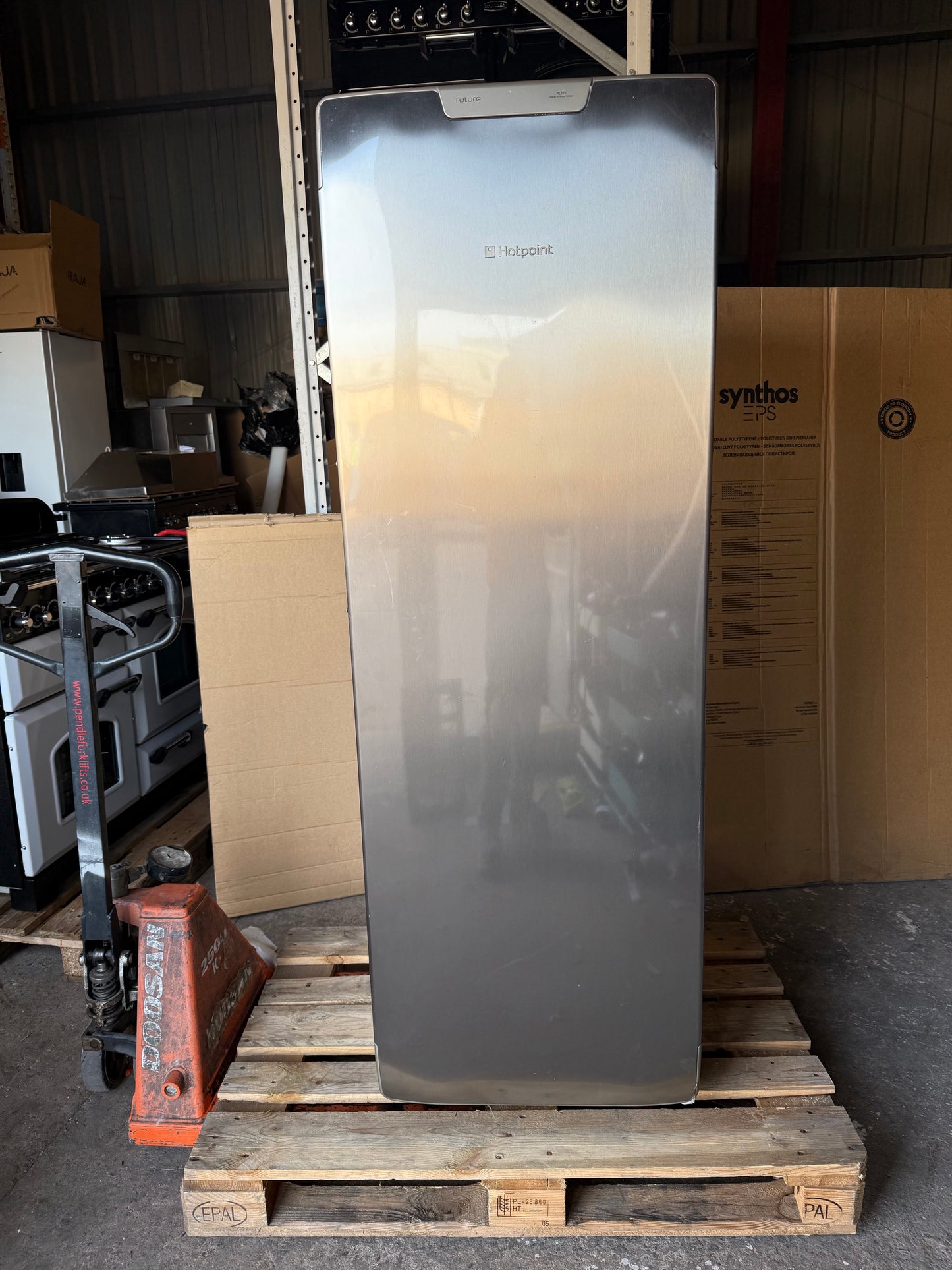 HOTPOINT RL175X INOX LARDER FRIDGE