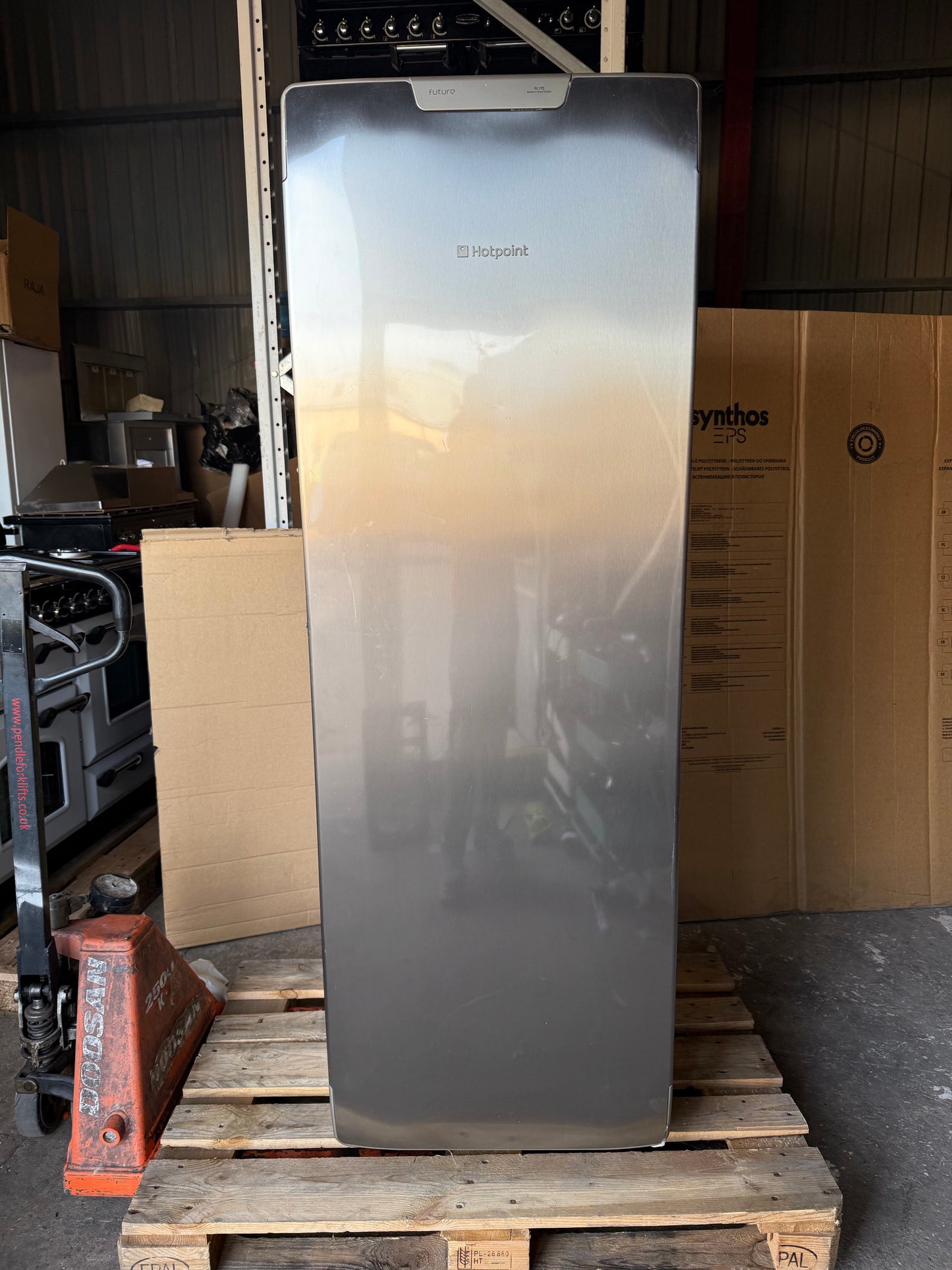 HOTPOINT RL175X INOX LARDER FRIDGE