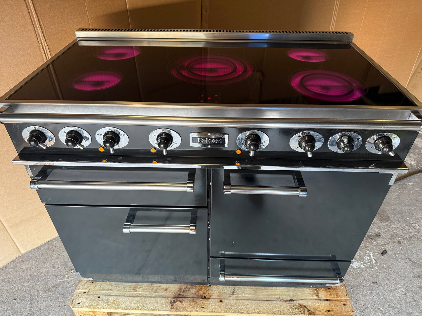 FALCON 1082 CERAMIC BLACL ALL ELECTRIC