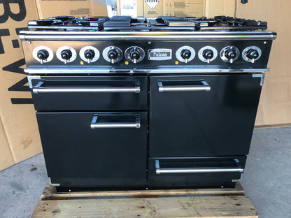 Falcon Deluxe 110 Dual Fuel Black Cooker