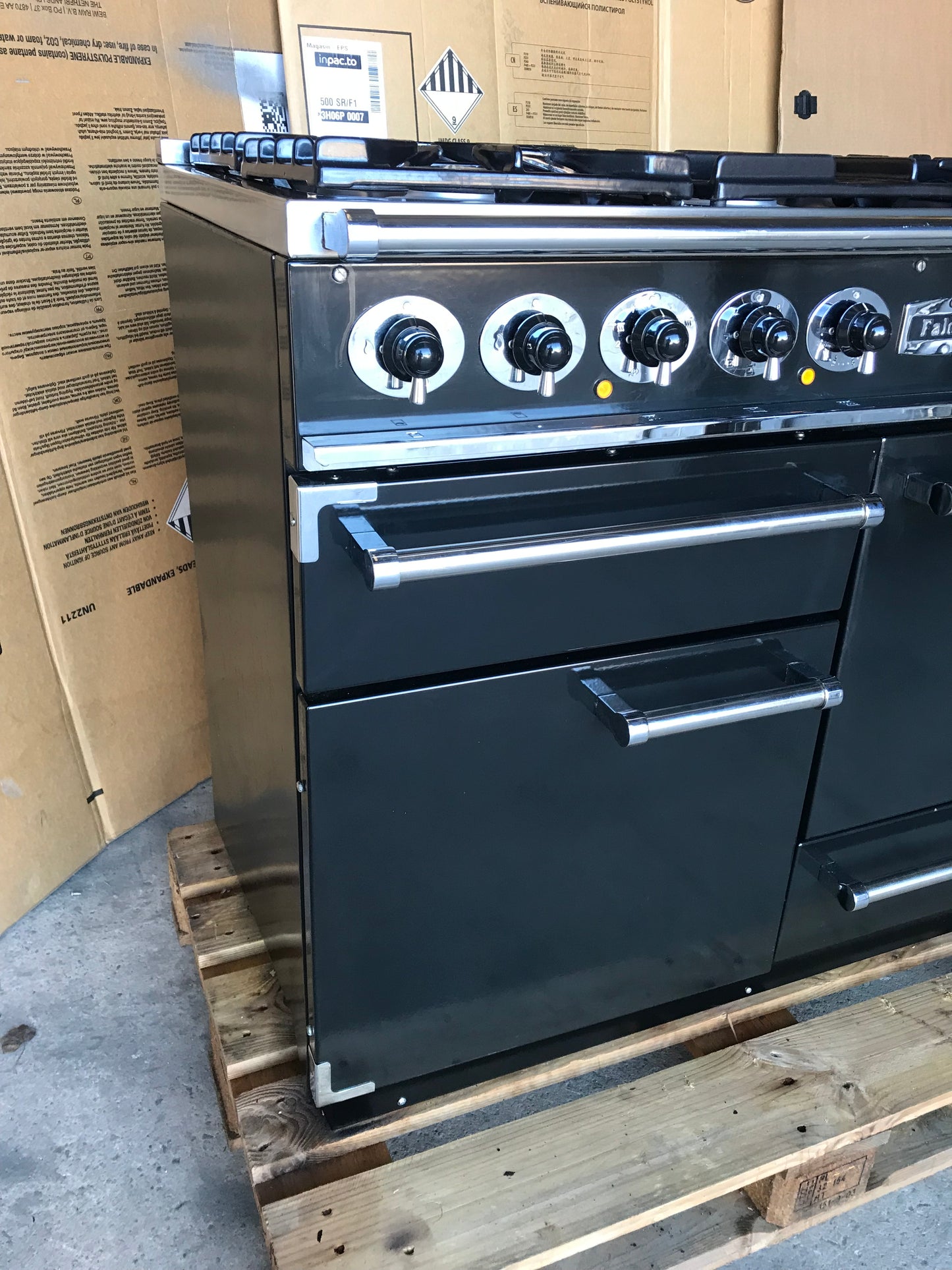 Falcon Deluxe 110 Dual Fuel Black Cooker