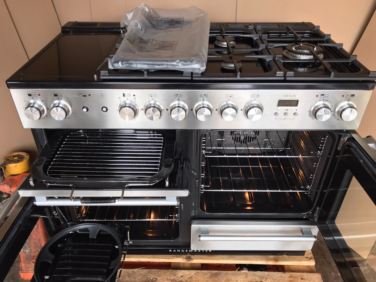RANGEMASTER NEXUS 110 DUAL FUEL FSD STAINLESS STEEL