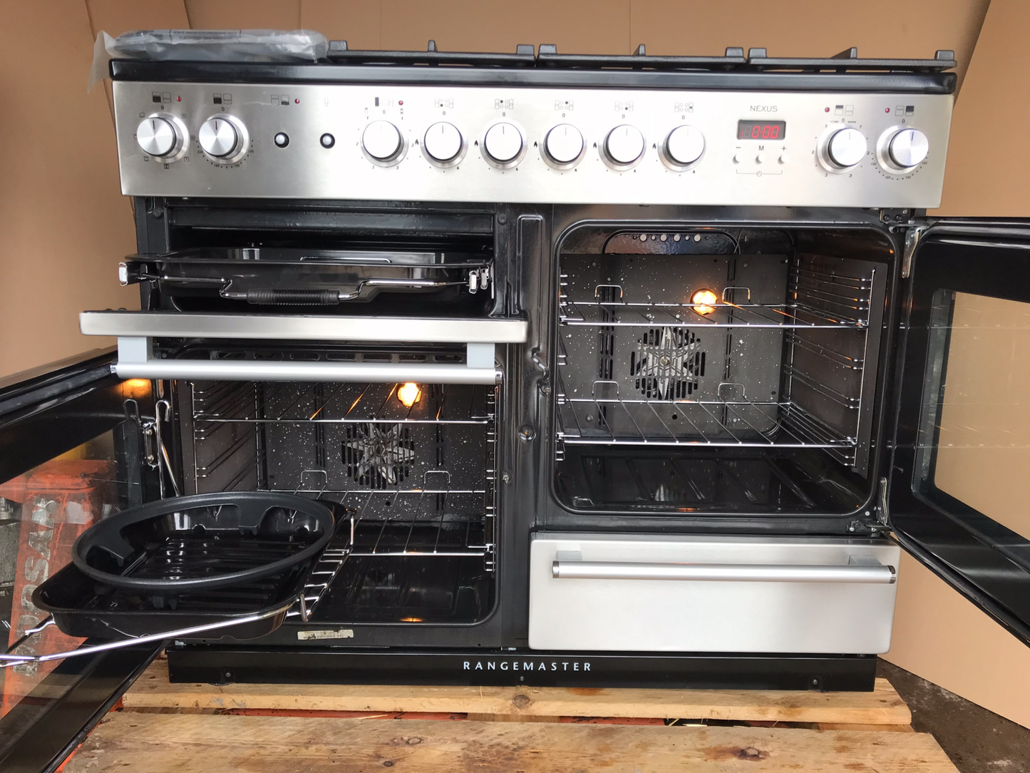 RANGEMASTER NEXUS 110 DUAL FUEL FSD STAINLESS STEEL