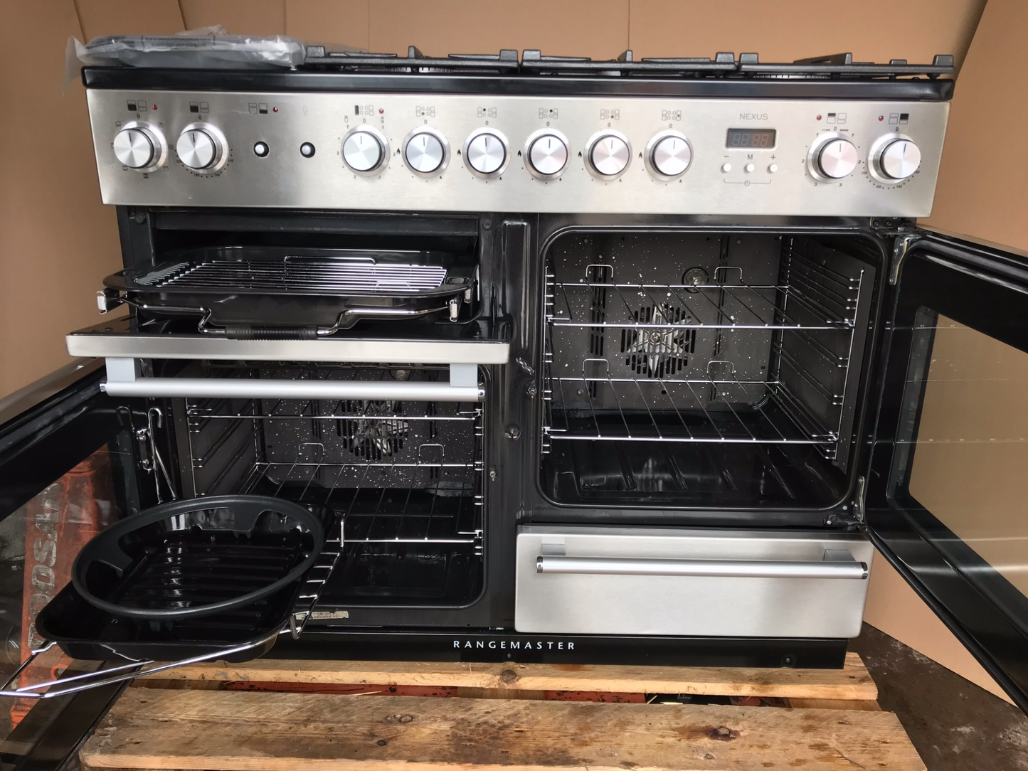 RANGEMASTER NEXUS 110 DUAL FUEL FSD STAINLESS STEEL