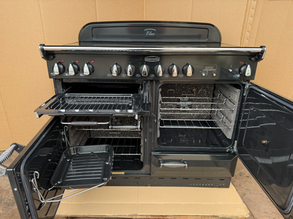 RANGEMASTER ELAN 110 CERAMIC BLACK ALL ELECTRIC COOKER