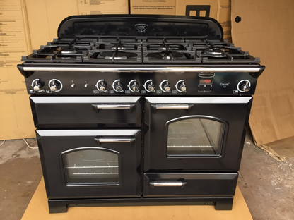 RANGEMASTER CLASSIC 110 FSD NATURAL GAS BLACK/CHROME