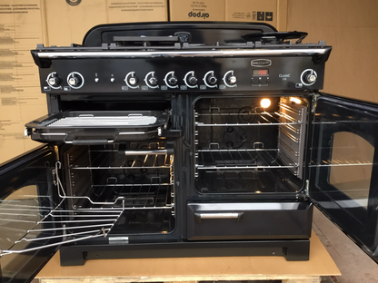 RANGEMASTER CLASSIC 110 FSD NATURAL GAS BLACK/CHROME