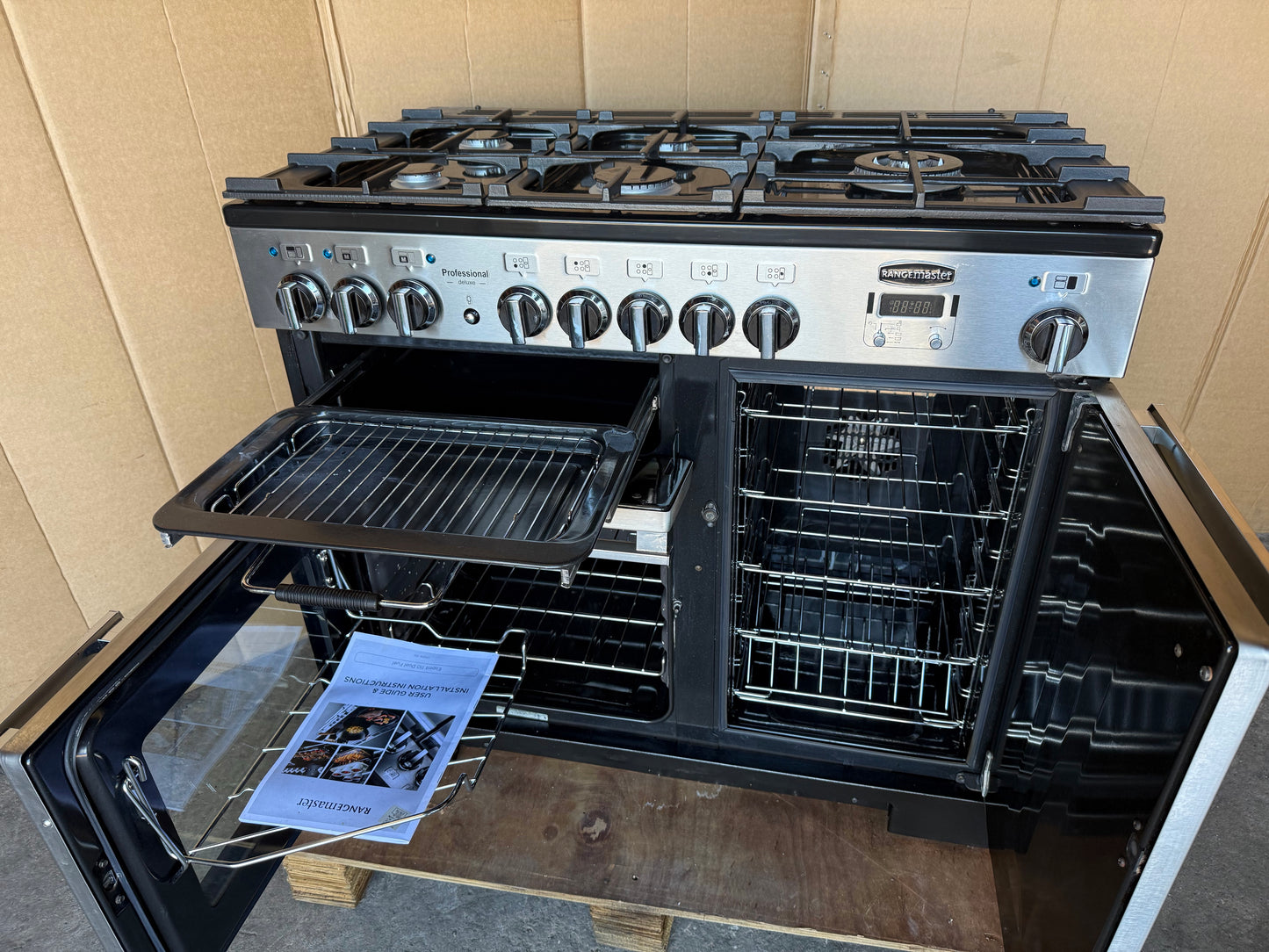 RANGEMASTER PROFESSIONAL DELUXE 100 DUAL FUEL FSD WITH HOOD
