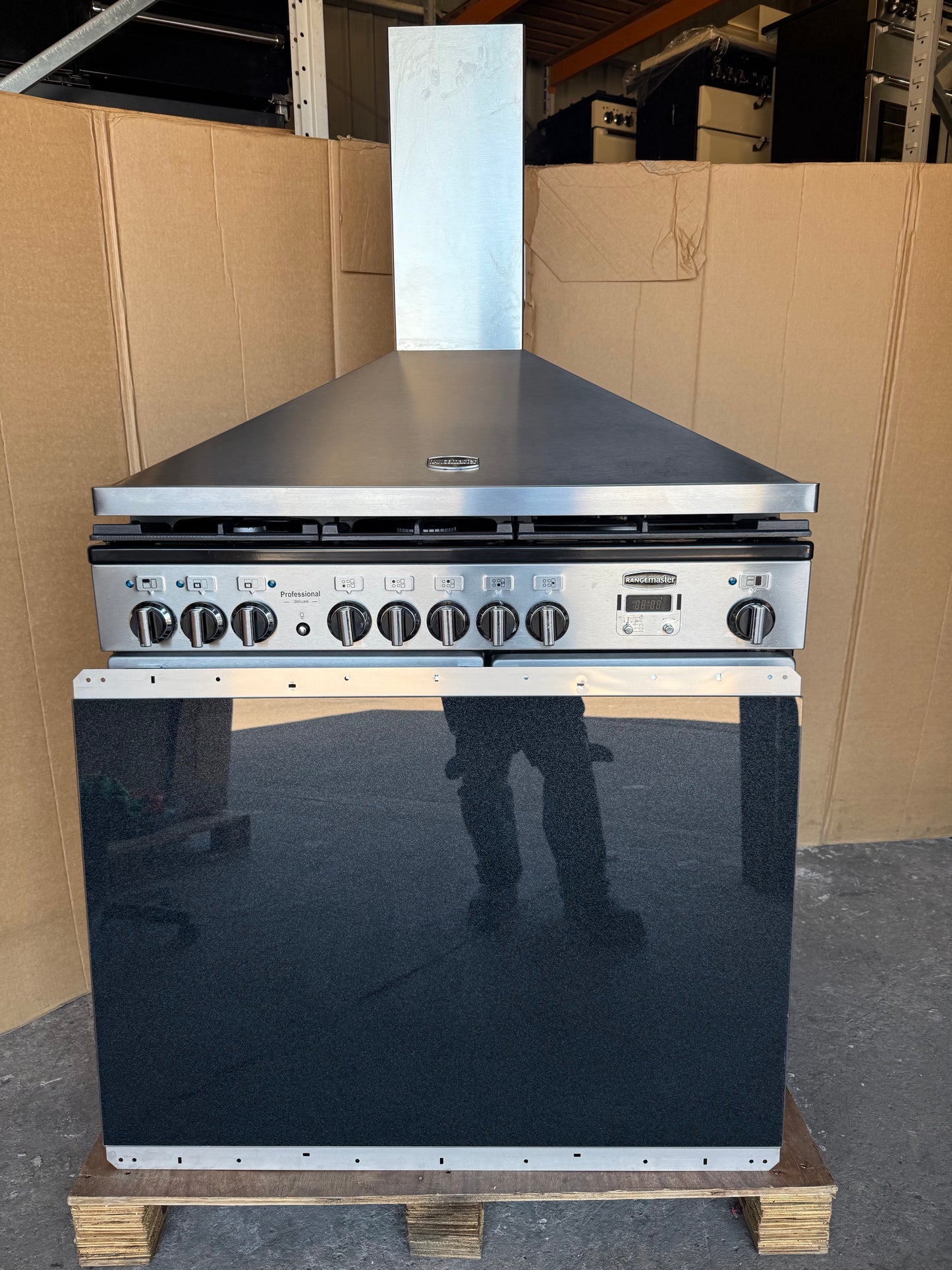 RANGEMASTER PROFESSIONAL DELUXE 100 DUAL FUEL FSD WITH HOOD