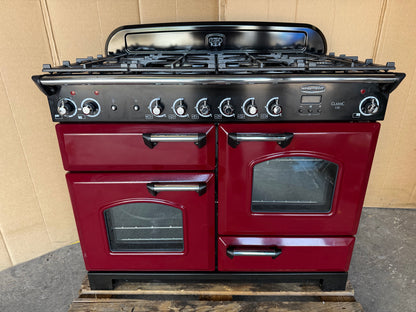 RANGEMASTER CLASSIC 110 DUAL FUEL FSD BURGUNDY RED/CHROME