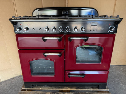 RANGEMASTER CLASSIC 110 DUAL FUEL FSD BURGUNDY RED/CHROME