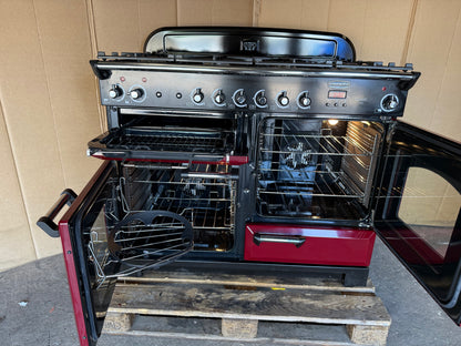 RANGEMASTER CLASSIC 110 DUAL FUEL FSD BURGUNDY RED/CHROME