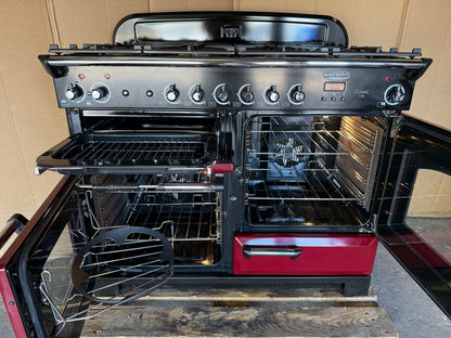 RANGEMASTER CLASSIC 110 DUAL FUEL FSD BURGUNDY RED/CHROME