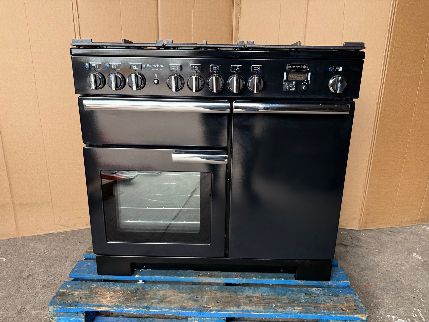 RANGEMASTER PROFESSIONAL DELUXE 100 FSD DUAL FUEL BLACK