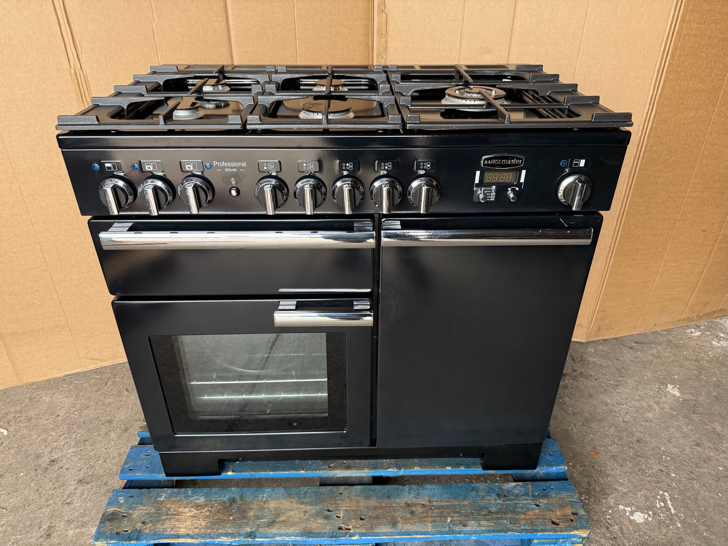 RANGEMASTER PROFESSIONAL DELUXE 100 FSD DUAL FUEL BLACK