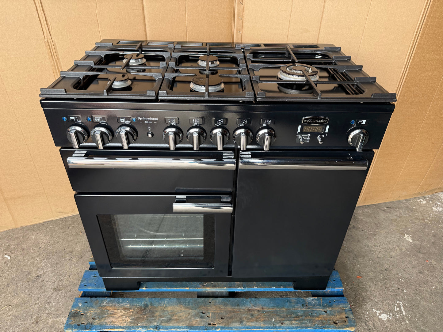 RANGEMASTER PROFESSIONAL DELUXE 100 FSD DUAL FUEL BLACK