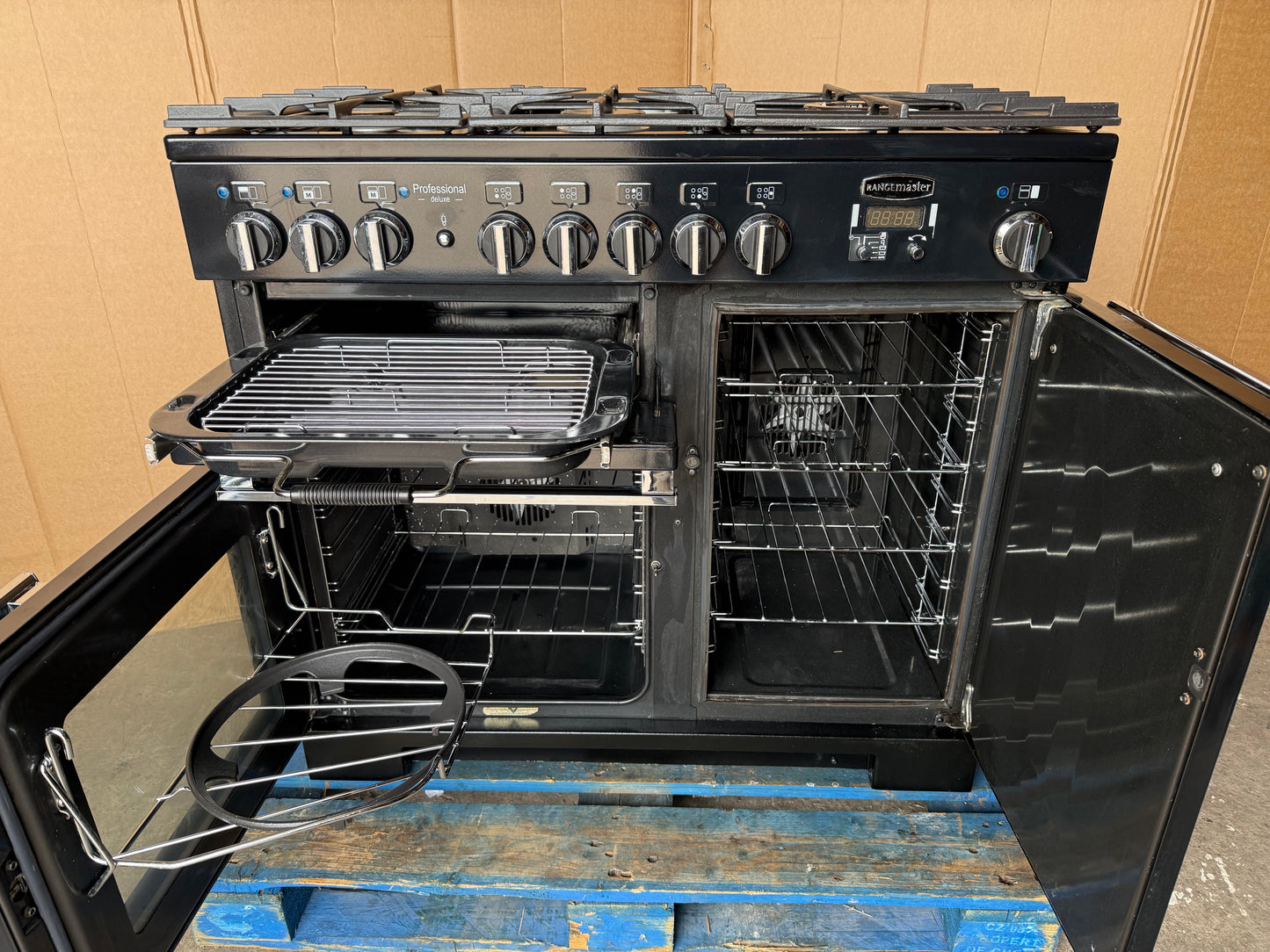 RANGEMASTER PROFESSIONAL DELUXE 100 FSD DUAL FUEL BLACK